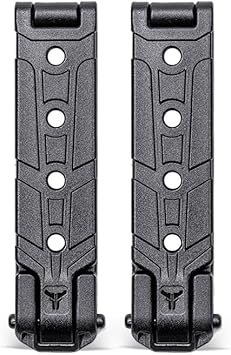 3" Molle-Lok (Pair with Mounting Hardware) - MOLLE Attachment Clip for Vests, Backpacks, Holsters, Mag Pouches, TASER, and More - Molle-Lok 3 inch by Blade-Tech Holsters