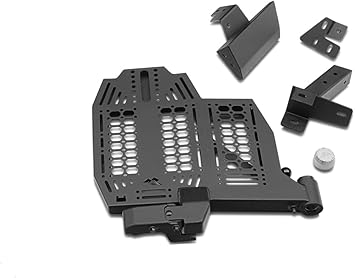 Rugged Ridge WingMate Passenger Side Molle Panel for Jeep Gladiator JT | Heavy Duty, Textured Black, Steel | 11540.44 | Fits 2020-2024 Jeep Gladiator JT w/Rear WingMate Bumper (Part # 11540.38)